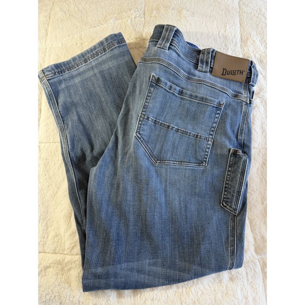 Duluth Trading Ballroom Double‎ Flex Jeans 40x30 Standard Fit Blue